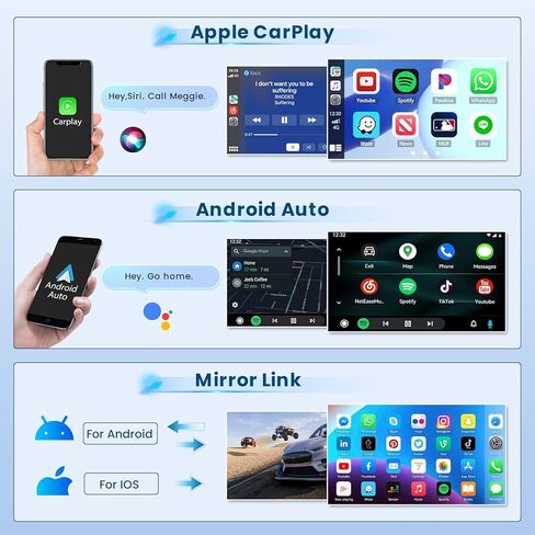2+64G Android 13 CarPlay Car Stereo Radio for Lexus RX300 Toyota Harrier 1998-2003, 9'' HD Touch Screen Compatible with Android Auto, AHD Backup Camera, Mirror Link, GPS, WiFi, FM RDS in Saudi Arabia