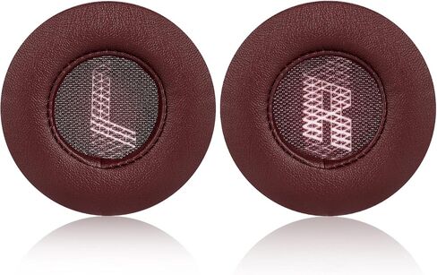 Replacement Earpads for JBL E35 E35BLK E45 E45BT E45BTBLK On-Ear Headphones with Protein Leather & Memory Foam Ear Cushions (Red) in Kuwait