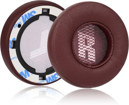 Replacement Earpads for JBL E35 E35BLK E45 E45BT E45BTBLK On-Ear Headphones with Protein Leather & Memory Foam Ear Cushions (Red) in Kuwait