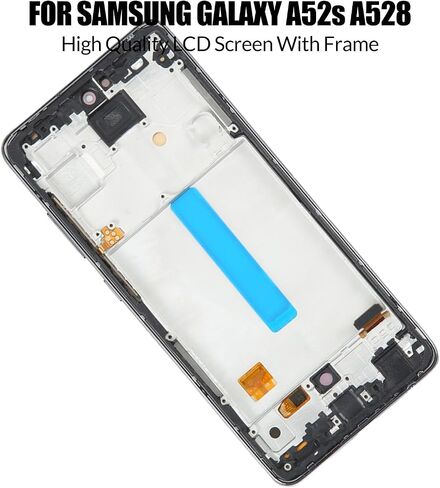 بديل شاشة Samsung Galaxy A52s 5G INCELL لهاتف Samsung A528 A528B A528B/DS A528N شاشة LCD تعمل باللمس مجموعة رقمية سوداء مع إطار (ليست وظيفة بصمة الإصبع) in Saudi Arabia