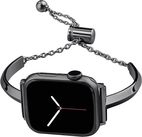 Secbolt Stainless Steel Band Compatible with Apple Watch Band 38mm 40mm 41mm 42mm 44mm 45mm 46mm 49mm iWatch SE Series 10 9 8 7 6 5 4 3 2 1, Slim Versatile Bangle Bracelet for Women in Saudi Arabia