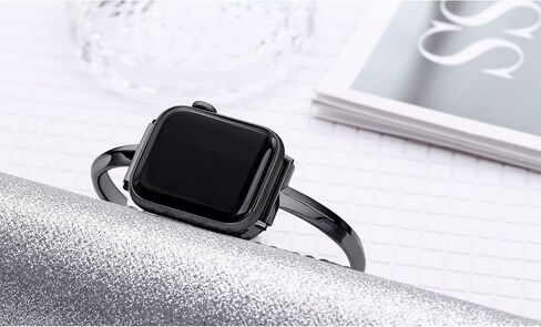 Secbolt Stainless Steel Band Compatible with Apple Watch Band 38mm 40mm 41mm 42mm 44mm 45mm 46mm 49mm iWatch SE Series 10 9 8 7 6 5 4 3 2 1, Slim Versatile Bangle Bracelet for Women in Saudi Arabia