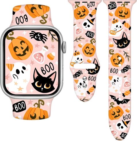 سوار ساعة Holidays متوافق مع Apple Watch Series 10 9 8 7 6 5 4 3 Ultra SE للنساء والرجال، حزام بديل لساعة iWatch 38 مم 40 مم 41 مم 42 مم 44 مم 45 مم 46 مم 49 مم in Saudi Arabia