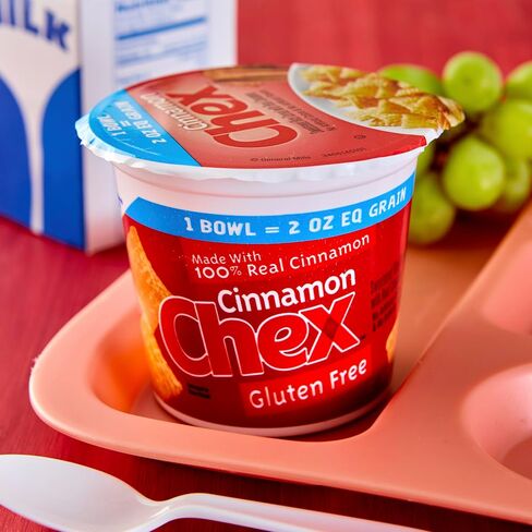 Chex CinnamonCereal، حبوب الإفطار الخالية من الغلوتين، مصنوعة من الحبوب الكاملة، حجم عائلي، 19.2 أونصة in Saudi Arabia