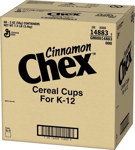 Chex CinnamonCereal، حبوب الإفطار الخالية من الغلوتين، مصنوعة من الحبوب الكاملة، حجم عائلي، 19.2 أونصة in Saudi Arabia
