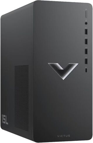 كمبيوتر HP Victus للألعاب والأعمال المكتبي (Intel i7-14700F، GeForce RTX 4060 8GB، 32GB DDR4، 1TB PCIe SSD، RGB Backlit KB، WiFi 6، 3 منافذ عرض (DP)، Win 11 Pro) مع موسع منفذ USB DKZ in Saudi Arabia