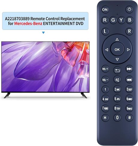 جهاز تحكم عن بعد بديل جديد مناسب لمرسيدس W221 S600 S550 S63 DVD الترفيه الخلفي A2218703889 in Saudi Arabia