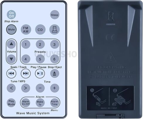 New Remote Control Replacement fit for Bose Wave Sound Touch Music Radio System I II III IV/AM-FM Radio CD MP3 Player AWRCC2 AWRCC3 AWRCC1 AWRCC4 AWRCC6 Wave Music System i in Saudi Arabia
