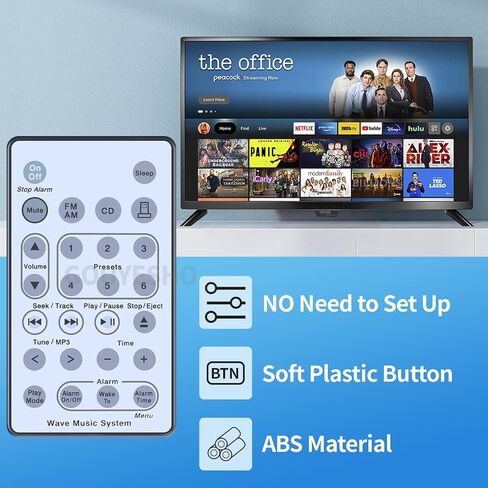 New Remote Control Replacement fit for Bose Wave Sound Touch Music Radio System I II III IV/AM-FM Radio CD MP3 Player AWRCC2 AWRCC3 AWRCC1 AWRCC4 AWRCC6 Wave Music System i in Saudi Arabia