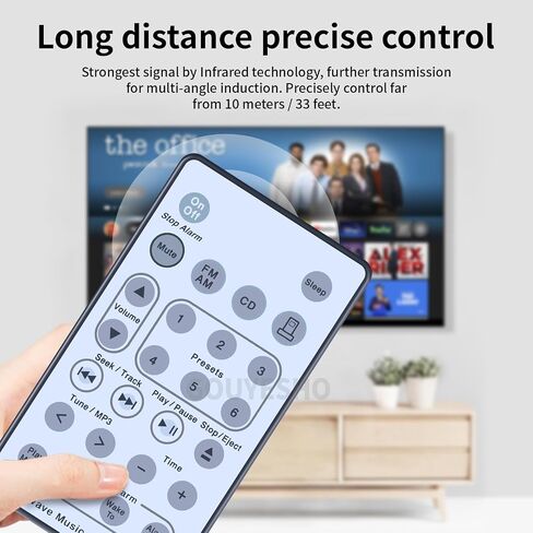 New Remote Control Replacement fit for Bose Wave Sound Touch Music Radio System I II III IV/AM-FM Radio CD MP3 Player AWRCC2 AWRCC3 AWRCC1 AWRCC4 AWRCC6 Wave Music System i in Saudi Arabia