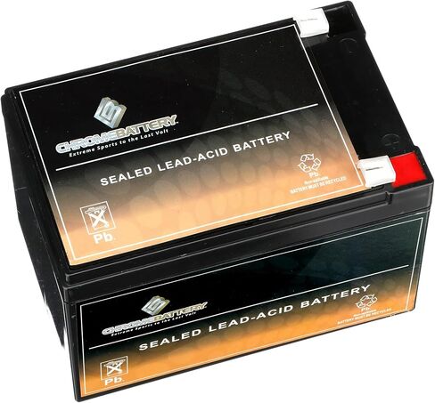 Chrome Battery 12V 15AH SLA Rechargeable Replacement Battery compatible with UPS Back Up, Electric Scooter, Wheelchair, Alarm, and More: 5.94 x 3.86 x 3.74, T2 Terminal in Saudi Arabia
