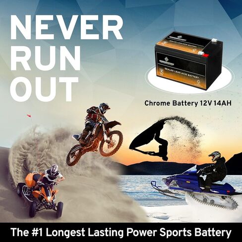 Chrome Battery 12V 15AH SLA Rechargeable Replacement Battery compatible with UPS Back Up, Electric Scooter, Wheelchair, Alarm, and More: 5.94 x 3.86 x 3.74, T2 Terminal in Saudi Arabia