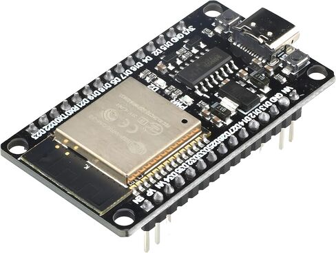 جاكوبس بارتس ESP-WROOM-32 ESP32 ESP-32S لوحة تطوير USB من النوع C 2.4 جيجا هرتز واي فاي وبلوتوث وحدة تحكم دقيقة ثنائية النواة مع هوائي مدمج USB-C in Saudi Arabia