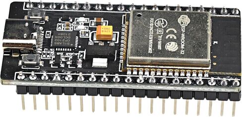 جاكوبس بارتس ESP-WROOM-32 ESP32 ESP-32S لوحة تطوير USB من النوع C 2.4 جيجا هرتز واي فاي وبلوتوث وحدة تحكم دقيقة ثنائية النواة مع هوائي مدمج USB-C in Saudi Arabia