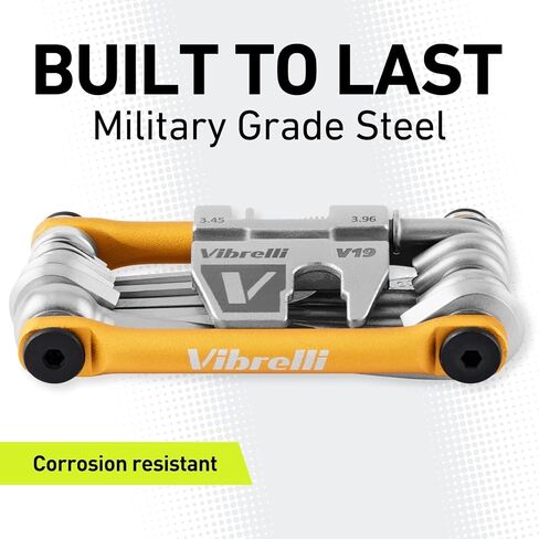 أداة Vibrelli Bike Multi Tool V19 - مع حقيبة حمل - أداة متعددة الأداء للدراجة in Kuwait