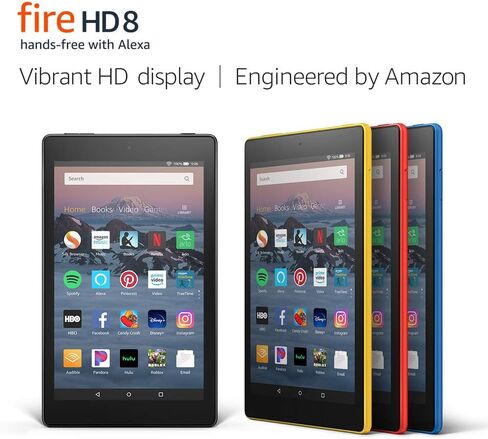 Fire HD 8 Tablet (8" HD Display, 32 GB, without Special Offers) - Black (Previous Generation - 8th) in Saudi Arabia