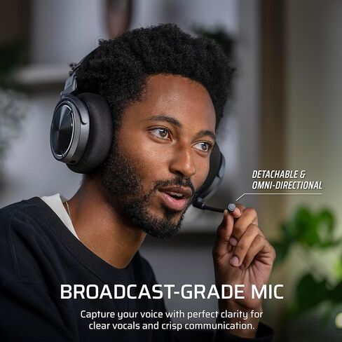 سماعة الألعاب اللاسلكية Corsair Virtuoso MAX - دولبي أتموس، Sonarworks SoundID، 2.4 جيجا هرتز لاسلكي، بلوتوث، إلغاء الضوضاء، ميكروفون متعدد الاتجاهات، برامج تشغيل الجرافين 50 مم، الكمبيوتر الشخصي، PS5 - فضي in Saudi Arabia