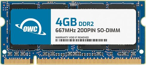 OWC 6GB (2GB + 4GB) PC5300 DDR2 667MHz SO-DIMMs Memory RAM Upgrade Compatible with MacBook, MacBook Pro, and iMac Core 2 Duo Processor (OWC5300DDR2S6GP) in Kuwait