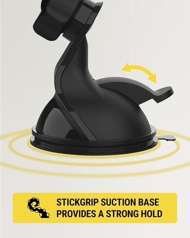 Scosche MMPDVM-SP MagicMount Pop Magnetic Car Dashboard Cell Phone Holder and Vent Mount for Collapsible Phone Grip/Socket, Universal Phone Stand 360° Rotating Head for iPhone and Android Smartphones in Saudi Arabia