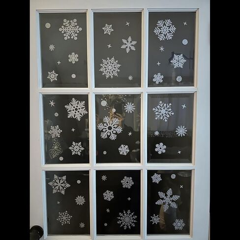 6 أوراق ملصقات نافذة الهالوين، ملصقات نافذة الهالوين مزدوجة الجوانب للنوافذ الزجاجية لتزيين حفلات الهالوين اللطيفة in Kuwait