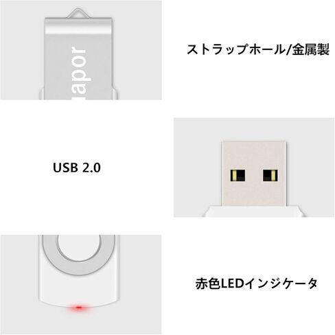 محرك أقراص فلاش USB سعة 10 × 1 جيجابايت، تصميم غطاء محرك الإبهام Exmapor، عصا USB مع شرائط مؤشر LED متعددة الألوان (10 ألوان مختلطة: فضي/أخضر فاتح/وردي/أزرق سماوي/أرجواني/برتقالي/أخضر/أحمر/أزرق/أسود) in Kuwait