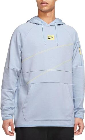 Nike Dri-FIT Men's Fleece Pullover Fitness Hoodie (US, Alpha, Medium, Regular, Regular, Standard, White) in Saudi Arabia