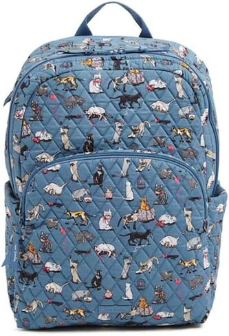 Vera Bradley Essensial Large Backpack Cat's Meow in Saudi Arabia