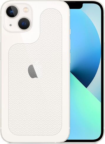 2pk Clear Apple iPhone 12 13 Mini Skin, Anti-Slip Protective Sticker Non-Slip Grip Mobile Phone Minimalist Case, Not for Phone Sides or Curved Surfaces in Saudi Arabia