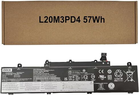 L20M3PD4 57Wh Battery Replacement for Lenovo ThinkPad E14 Gen 2 / E14 Gen 3 / E14 Gen 4 / E15 Gen 2 / E15 Gen 3 / E15 Gen 4 Series Laptop L20L3PD4 L20D3PD4 L20C3PD4 L19L3PD5 L19M3PD5 L19C3PD5 in Saudi Arabia