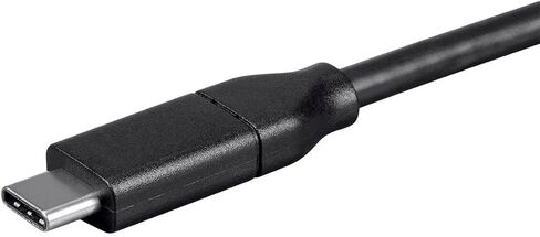 Monoprice USB Type-C to USB Type-A 2.0 Cable - 480Mbps, 3 Amp, 26AWG, 9.8 Feet, Black - Essential Series in Saudi Arabia