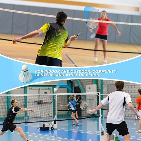 Philonext Goose Feather Badminton Shuttlecocks Birdies, 12 Pack Stable Durable Hight Speed Training Badminton Balls for Indoor & Outdoor Practice Sports Activities in Saudi Arabia
