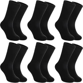 SDBING 6 Pairs Kids Wool Hiking Socks Toddler Boys Girls Winter Warm Cozy Thick Thermal Boot Socks