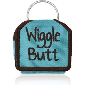 The Tag Bag - Dog Tag Silencer (Wiggle Butt/Teal)