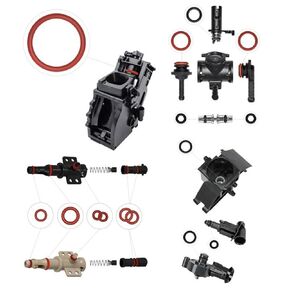 15 x Seal O-Ring Maintenance Kit for Support Valve Steam Valve Brewing Group Outlet Valve Compatible with Phillips Saeco Spidem Gaggia