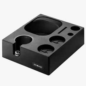 Espresso Knock Box,Espresso Tamping Station Fit for 51,53,58MM Espresso Tamper, Distributor, Portafilter & Puck Screen Accessories,Espresso Accessories Organizer Box