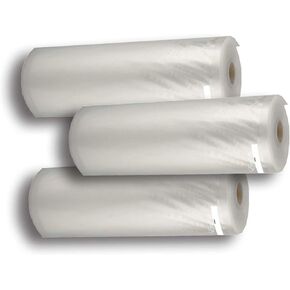 Excalibur EVBR-1118-3 Vacuum Roll-11-Inch x 18-Feet, Set of 3 Food Sealer Bag, Large, Multicolored