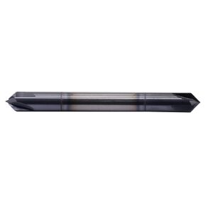 BestParts High Performance Solid Carbide End Mill, Chamfer Mill - Double End - AlTiN Coated, 2 Flute, 90° Chamfer Angle, 1/2" Cutting Diameter, 1/2" Shank Diameter, 3" Overall Length