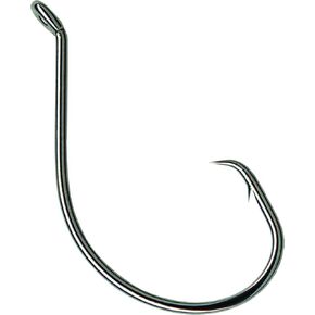 Mustad Demon Perfect Circle, Up Eye, in-Line 1X Fine Wire - Black Nickel-Size 9/0 - Pack of 4