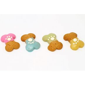Claudia's Canine Bakery - Party Bones with Paw Print - 24 Gourmet Dog Treats