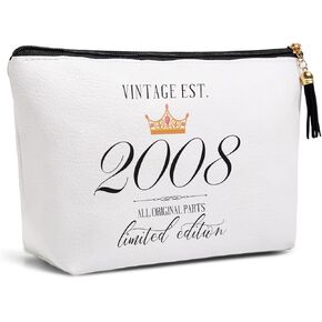 50th Birthday Gifts for Women Friendship Best Friend Gift Ideas for Grandma Mom Sister Aunt Funny Makeup Bag Travel Toiletries Bags Making the World A Better Place Since 1973 Bday Gift from Women