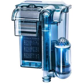 Hang on Back Fish Tank Filter for 10-20 Gallon Aquariums with Surface Skimmer, HOB Filter for Efficient and Silent Operation(CM-268), 79GPH(300L/H), 3W, 1 Pre-Filter Sponge, 1 Filter Pad