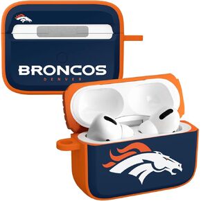 GAME TIME Denver Broncos HDX Case Cover Compatible with Apple AirPods Pro 1 & 2 (Classic)