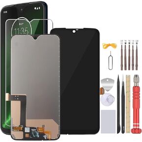 Screen Replacement for Motorola Moto G7 Plus XT1965-2 2019 6.2" LCD Display Touch Digitizer Assembly with Installation Tools