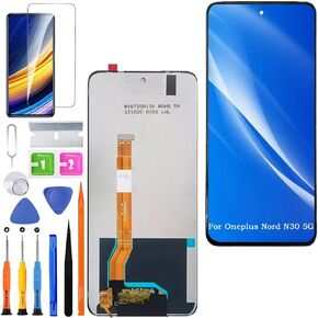 Screen Replacement for Oneplus Nord N30 5G Original, CPH2515 LCD Touch Panel Display Digitizer Assembly Repair Parts with Kit