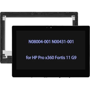 N08004-001 N00431-001 Original New Screen Replacement for HP Pro x360 Fortis 11 G9 G10 LCD Touch Screen Display Digitizer Assembly with Bezel