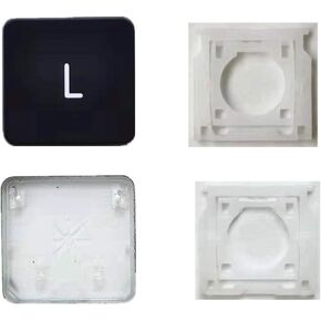 Replacement Individual AP08 Type L Key Cap and Hinges are Applicable for MacBook Pro Model A1425 A1502 A1398 for MacBook Air Model A1369/A1466 A1370/A1465 Keyboard to Replace The L Key Cap and Hinge