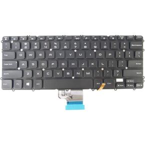 Abakoo New Keyboard Compatible with Dell Precision M3800 XPS 15 9530 0WHYH8 WHYH8 0HYYWM PK130YI2A00 V143725AS1 with Backlit US Black