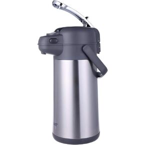 GiNT 101 Oz Airpot Coffee Dispenser with Pump, Insulated Coffee Carafe for Hot Liquids, Stainless Steel Vacuum Insulated Pump Dispenser for Hot/Cold Beverages (3L)