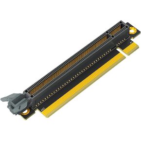 PCI-e 16X 3.0 90 Degree Reverse Male to Female Riser Card for 1U Server (Installation Direction Towards CPU)