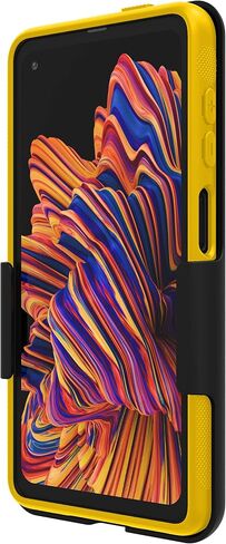 Case with Clip Compatible with Samsung Galaxy XCover Pro Phone Model SM-G715. Heavy Duty Rotating Belt Clip Holster and Durable Flexible Protective Case Combo (Blue) in Saudi Arabia